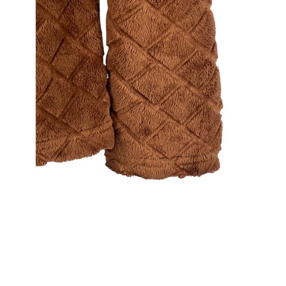 Wooly Bully Colorado Womens Mock Neck Brown Textured Pullover Sweater Size S - Picture 6 of 6